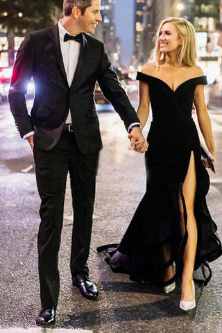 products/Chic_Off_the_Shoulder_Short_Sleeves_V_Neck_Long_Black_Prom_Dresses_With_Split_PW454.jpg