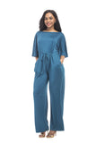 Short Sleeve Belted Jumpsuit FP6019