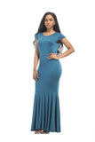 Short Sleeve Mermaid Long Dresses FP3509