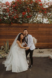 Ball Gown Strapless Sweetheart Ivory Wedding Dress with Appliques W1212